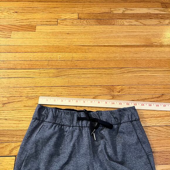 Lululemon Pants Womens 4 On The Fly Pant Heathered Stretch Joggers 27" Inseam - Picture 6 of 9